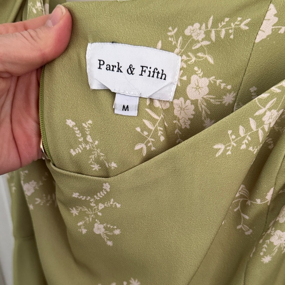 Park & Fifth Olive Floral Dress